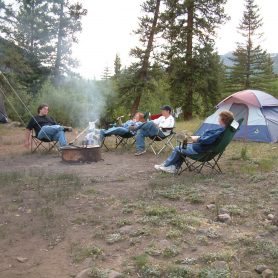 Camping with Family and Friends in Colorado
