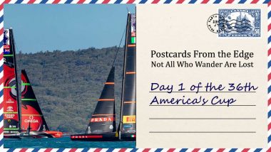 Day 1 of the 36th America's Cup